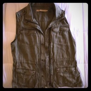 Max Jeans olive green vest